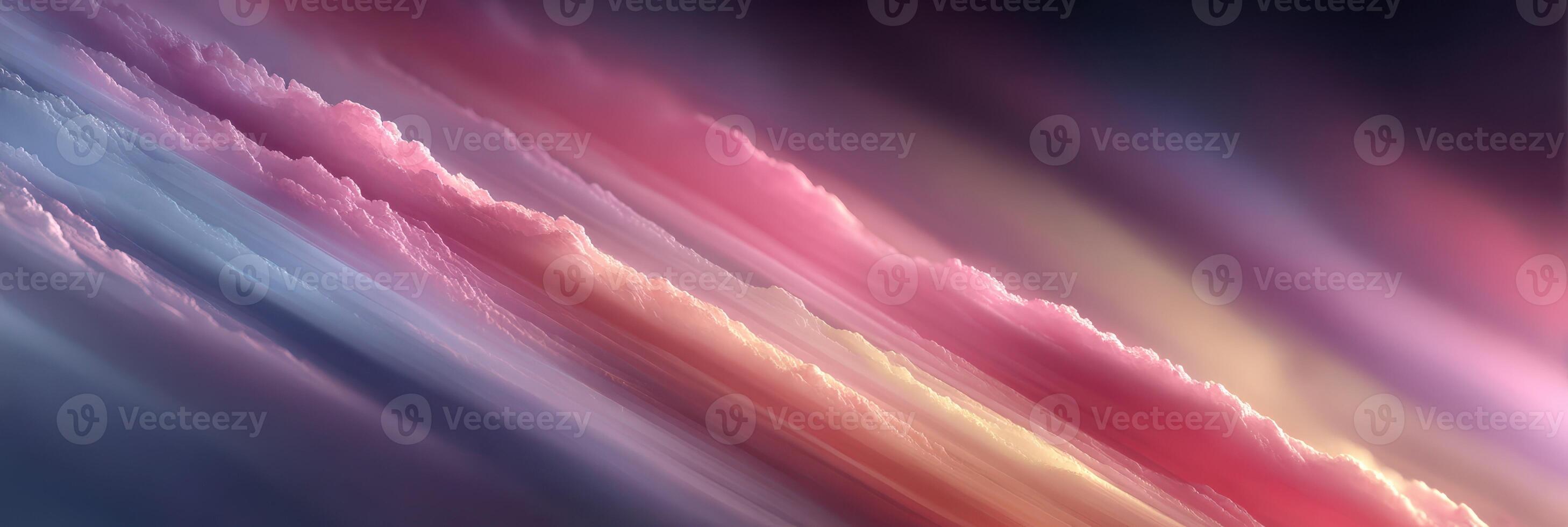 Stunning sunset with vibrant clouds illuminated by warm hues across the evening sky photo