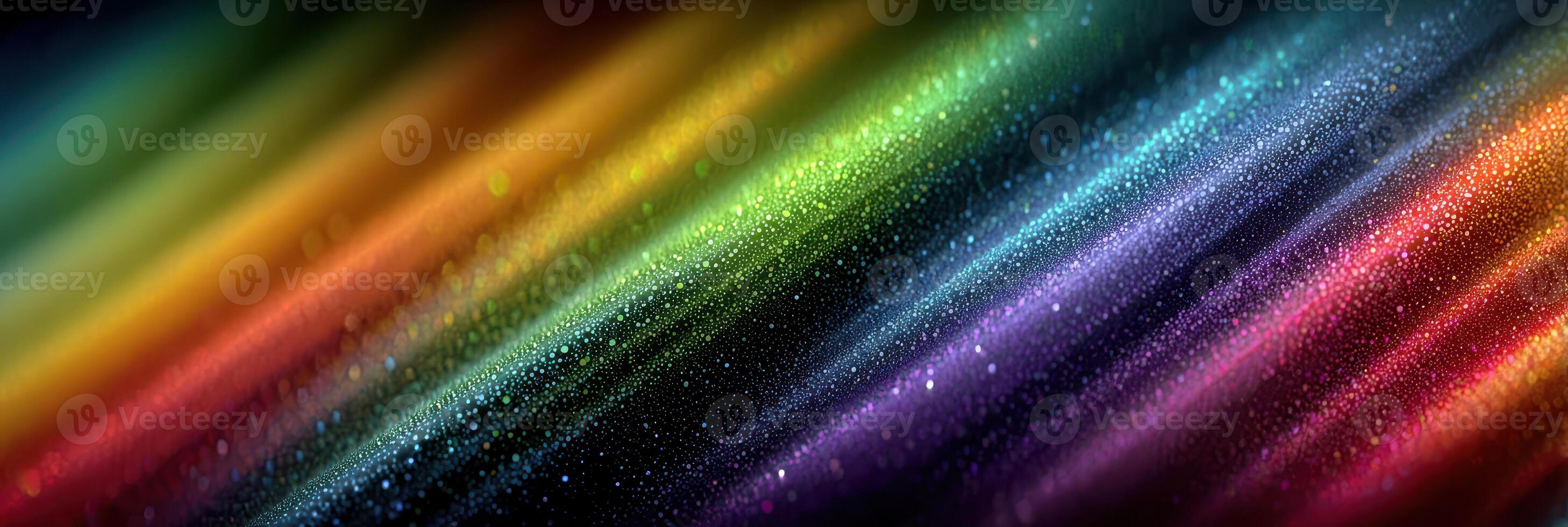 Colorful light streaks create a vibrant abstract pattern in a dark background showcasing dynamic movement and energy photo