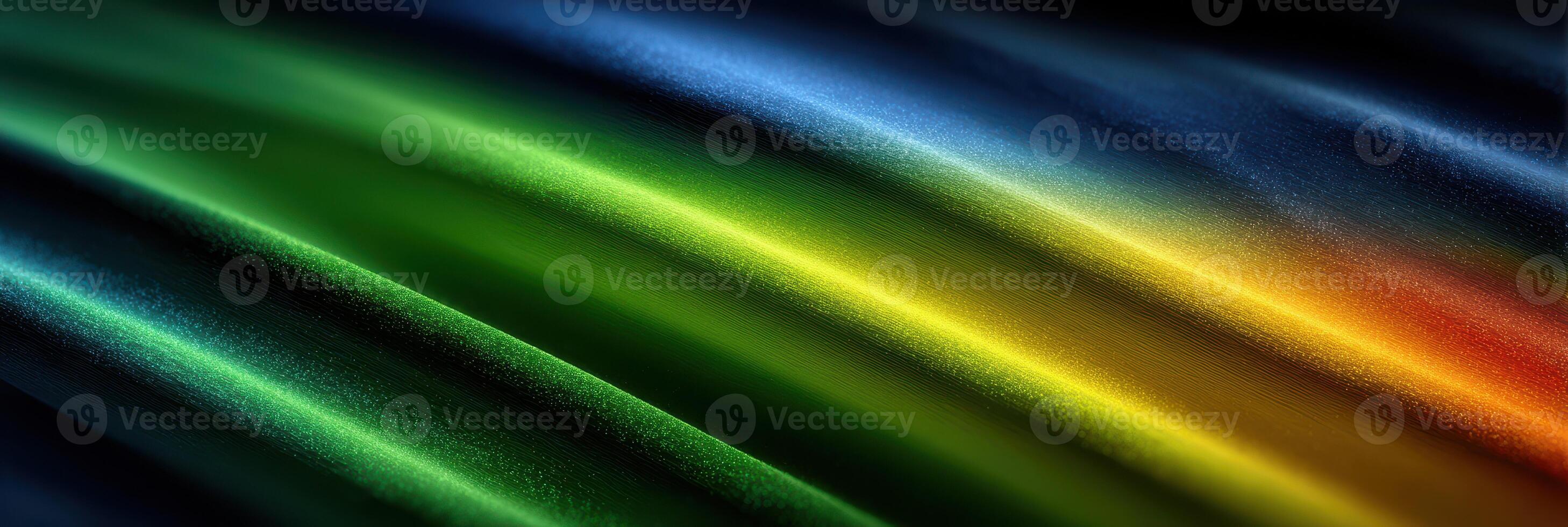 Colorful abstract waves showcase a blend of blue, green, yellow, and red hues with smooth gradients and soft textures in dynamic flow photo