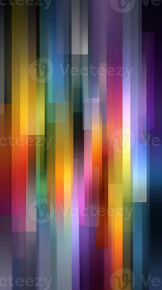 Colorful abstract pattern with vibrant vertical stripes in a harmonious blend of hues photo