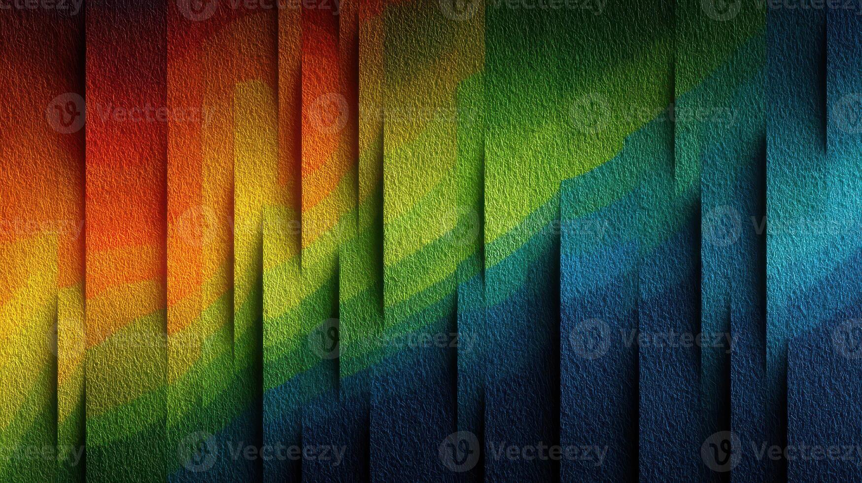 Vibrant gradient colors create a mesmerizing abstract pattern on textured surface at midday photo