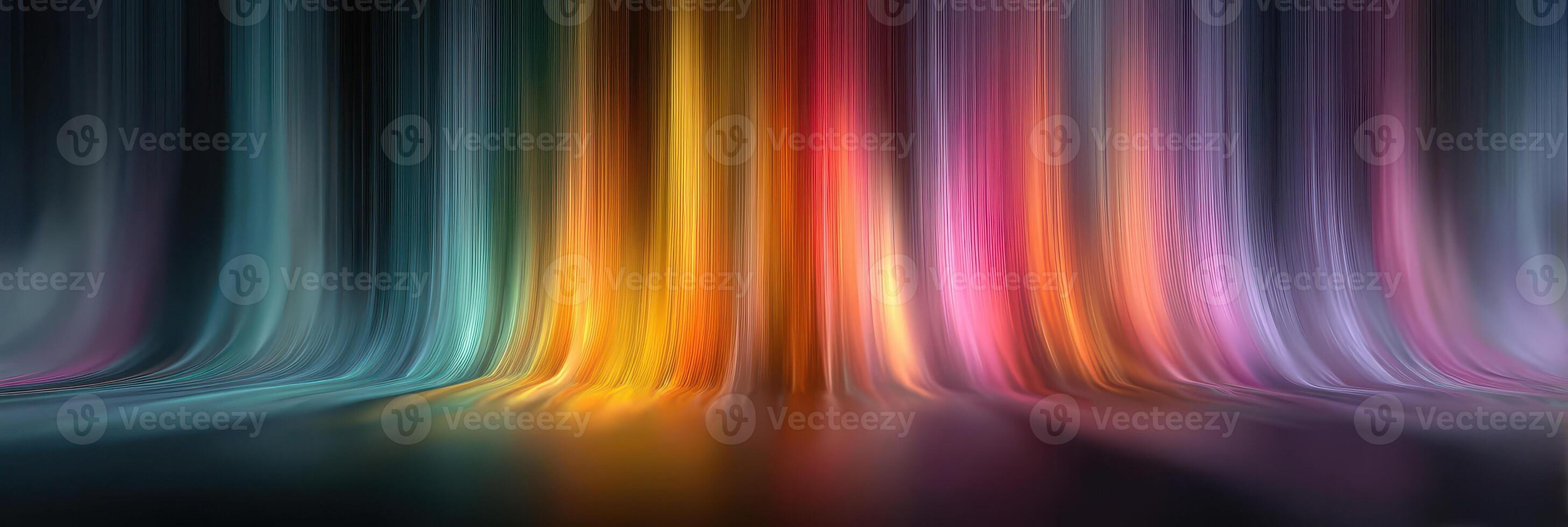 Colorful abstract light patterns create a mesmerizing visual display in a digital art piece photo