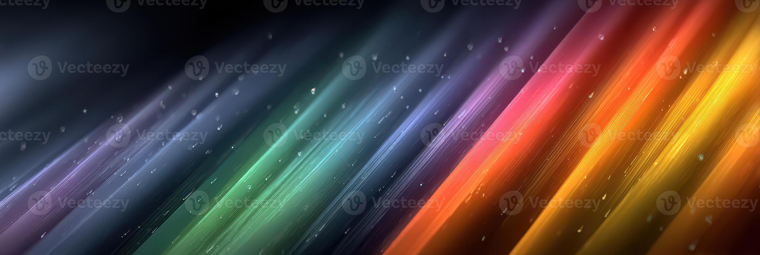 Colorful abstract lines create a dynamic visual display in a dark setting with soft lighting effects and vibrant hues photo