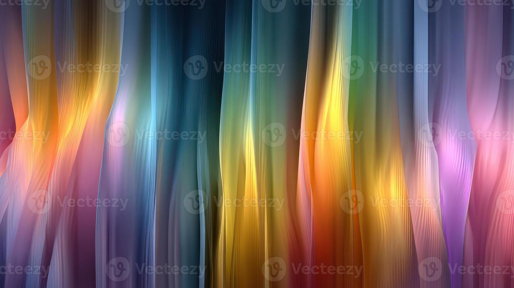 Vibrant flowing colors create a stunning abstract background in a digital artwork exploring light and movement photo