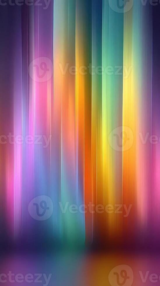 Vibrant colors blend in a beautiful abstract display with smooth gradients reflecting light creativity photo