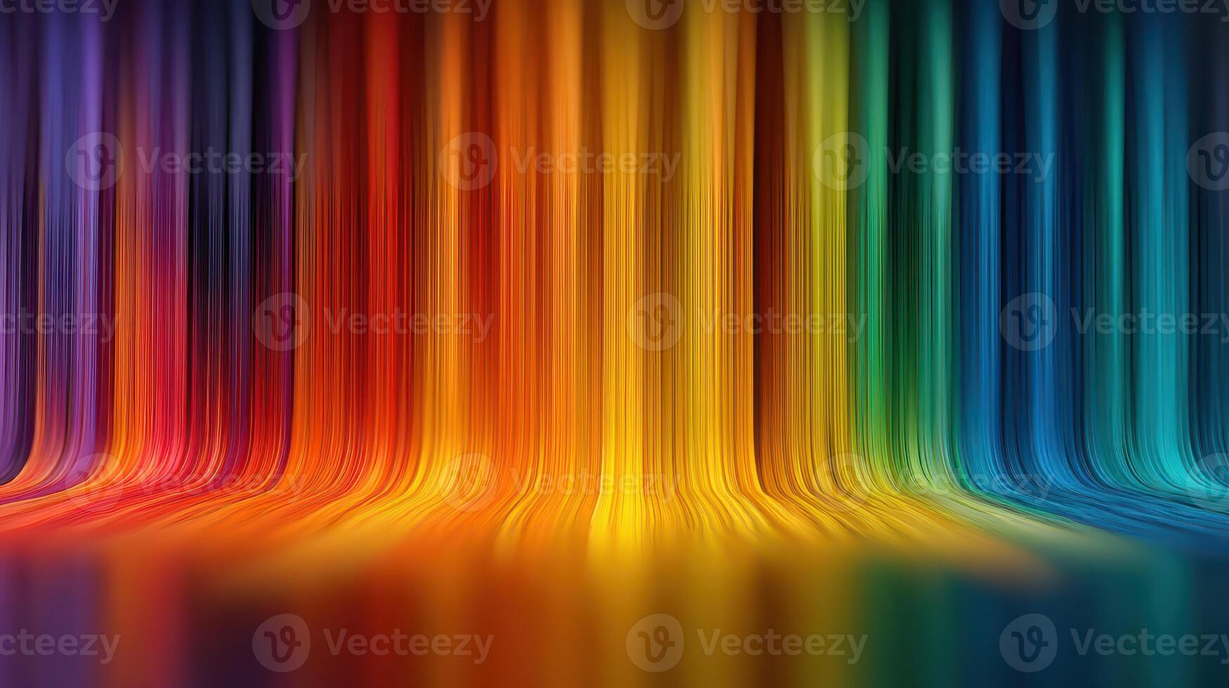 Colorful gradient display creating a vibrant atmosphere in a modern art space photo