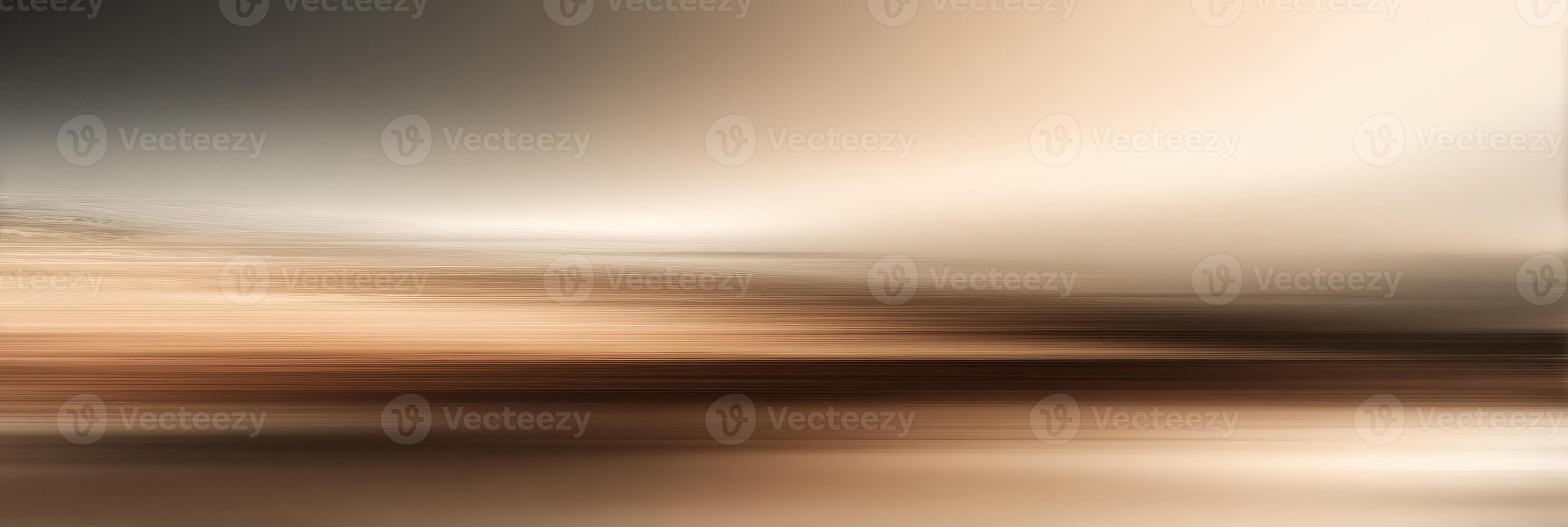 Abstract landscape featuring soft gradients of earth tones and a subtle blend of light at dusk near a tranquil horizon photo