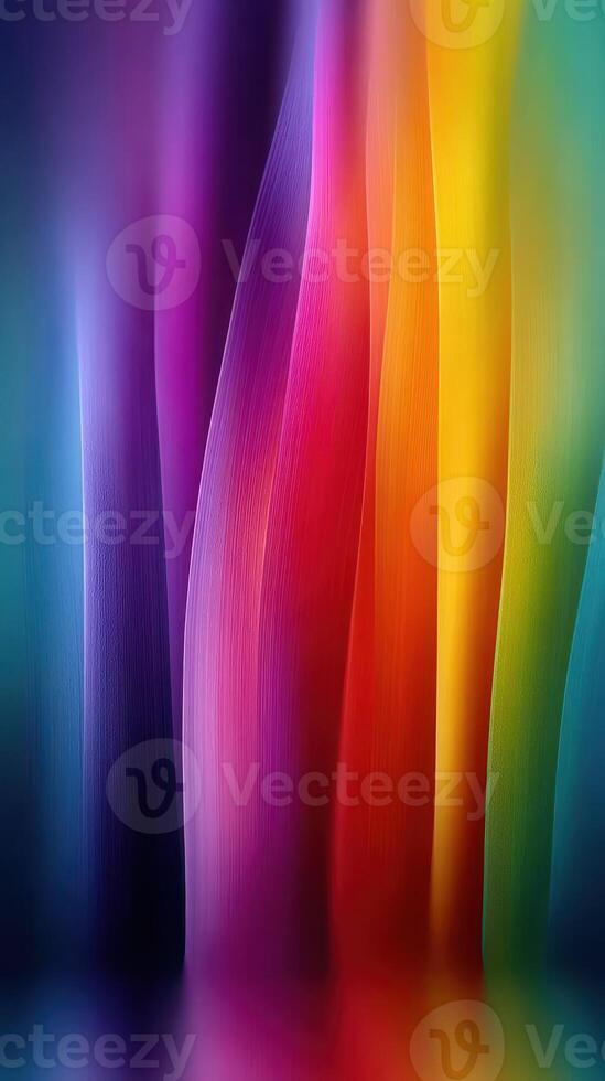 Colorful abstract waves create a vibrant display of gradients in an artistic setting photo