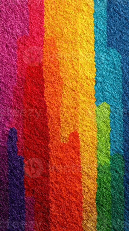 Vivid abstract art showcasing a spectrum of colors with textures against a bright background photo