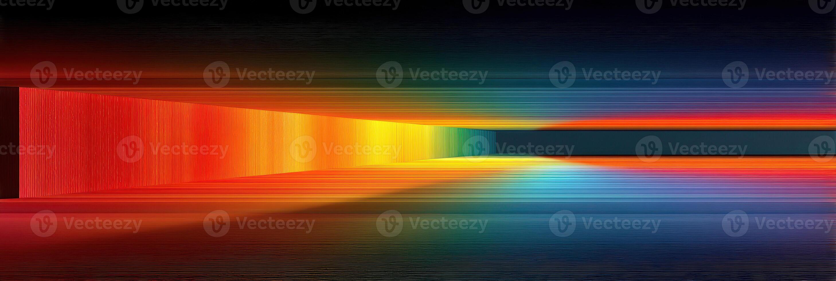 Vibrant color spectrum transitioning in a smooth gradient over dark background during a digital art creation photo