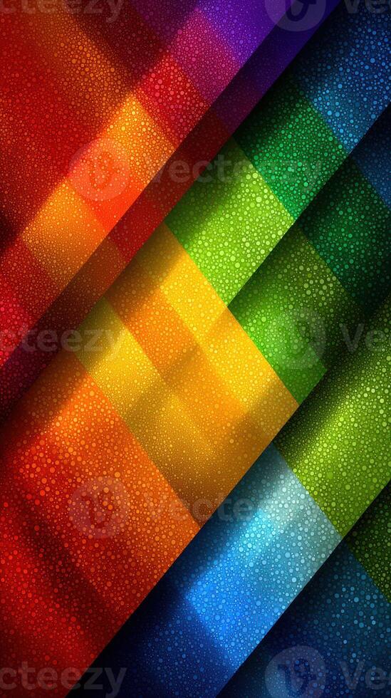 Vibrant colors and water droplets create an abstract pattern in a dynamic artwork capturing beauty and light photo