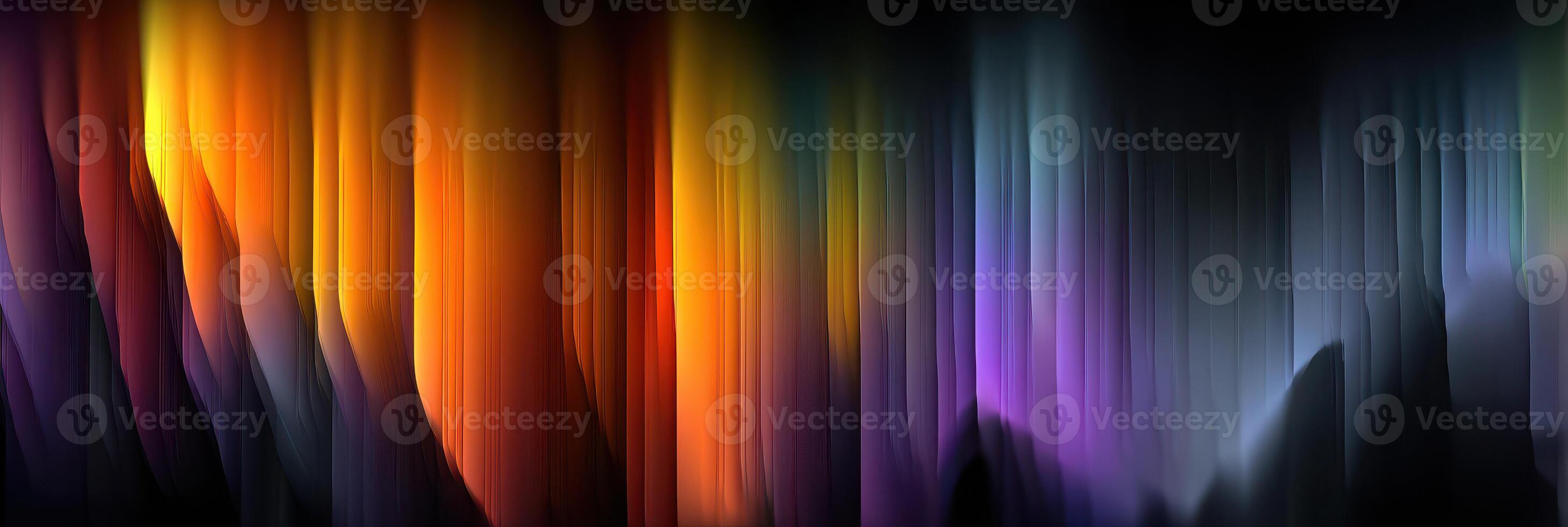 Vibrant abstract design featuring flowing colors and light patterns creating a dynamic visual effect photo