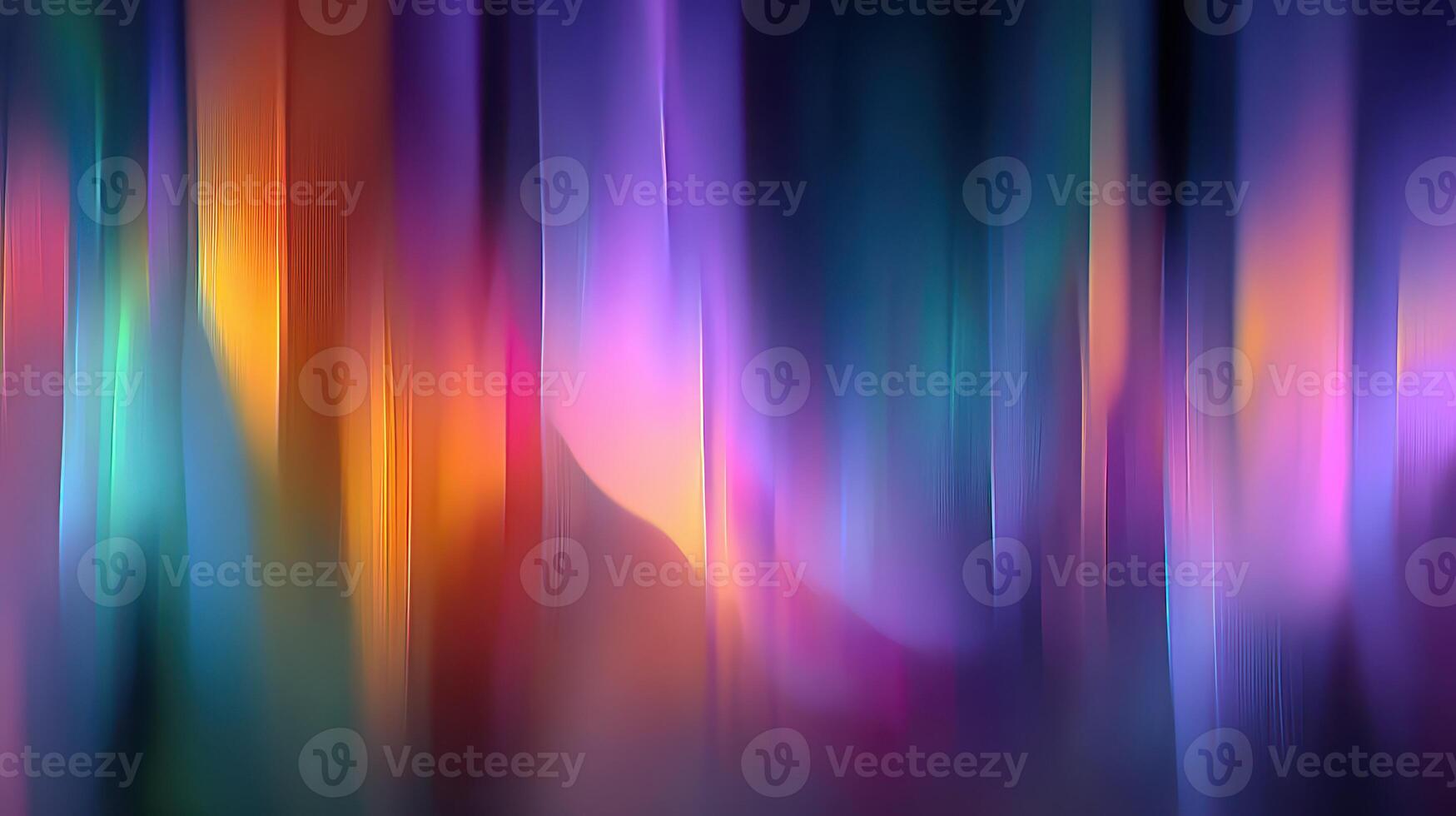 Colorful abstract light pattern creates a mesmerizing visual display in a dark space at night photo