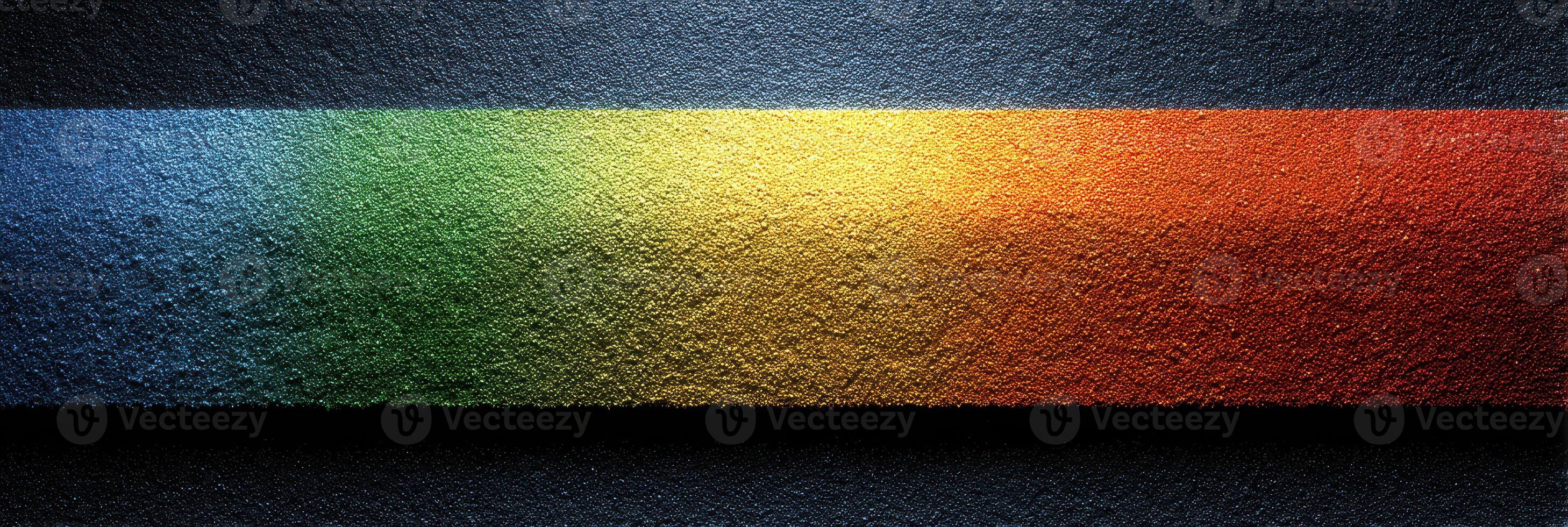 Colorful gradient of vibrant hues transitioning smoothly on a textured background photo