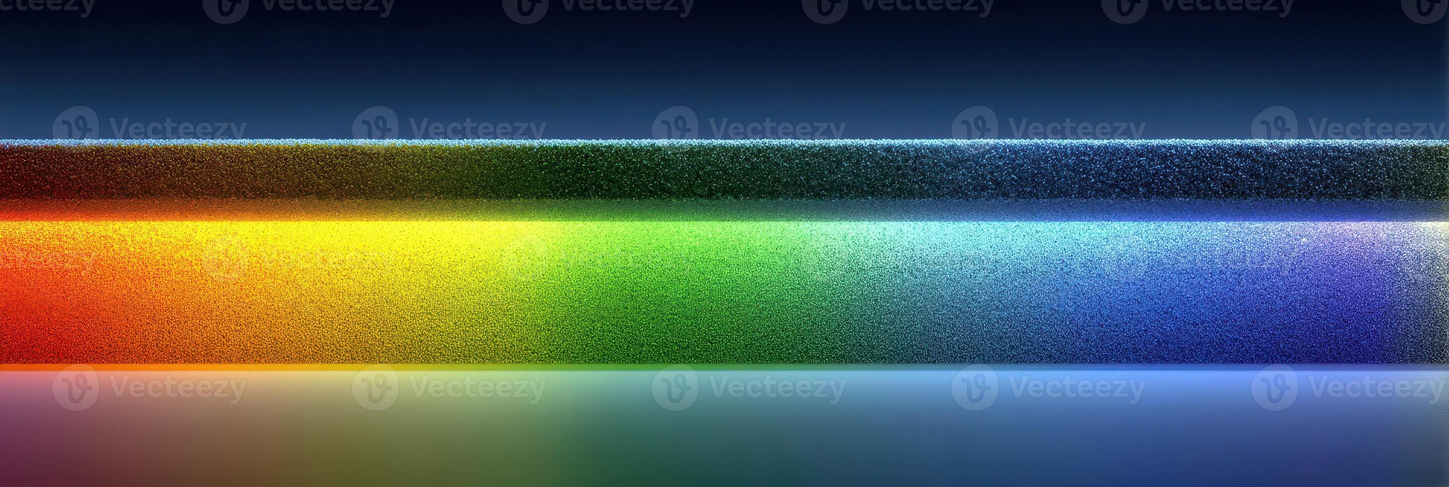 Colorful spectrum displayed in a smooth gradient with a dark background photo