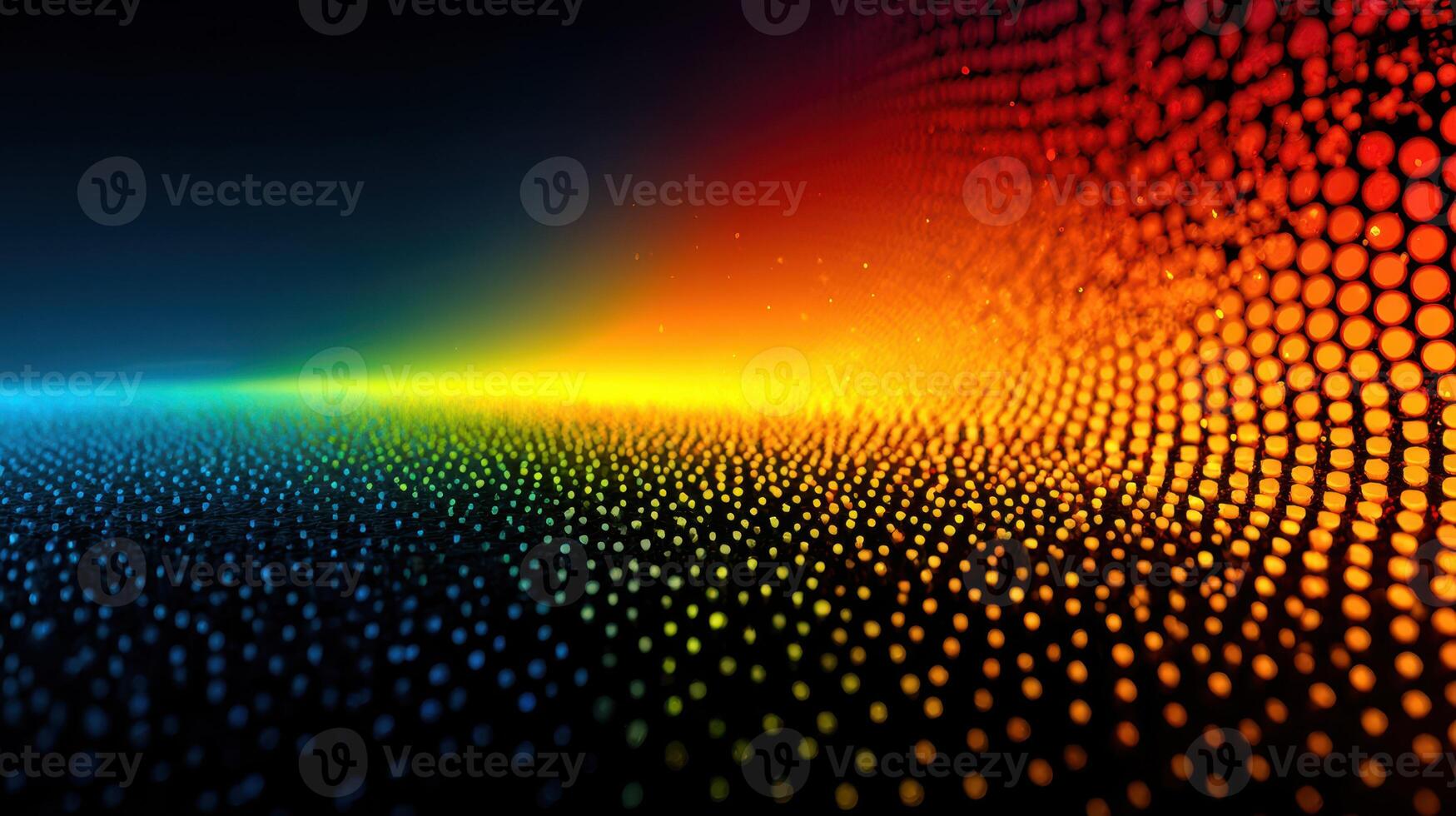 Colorful abstract wave pattern with vibrant gradients in a digital design photo
