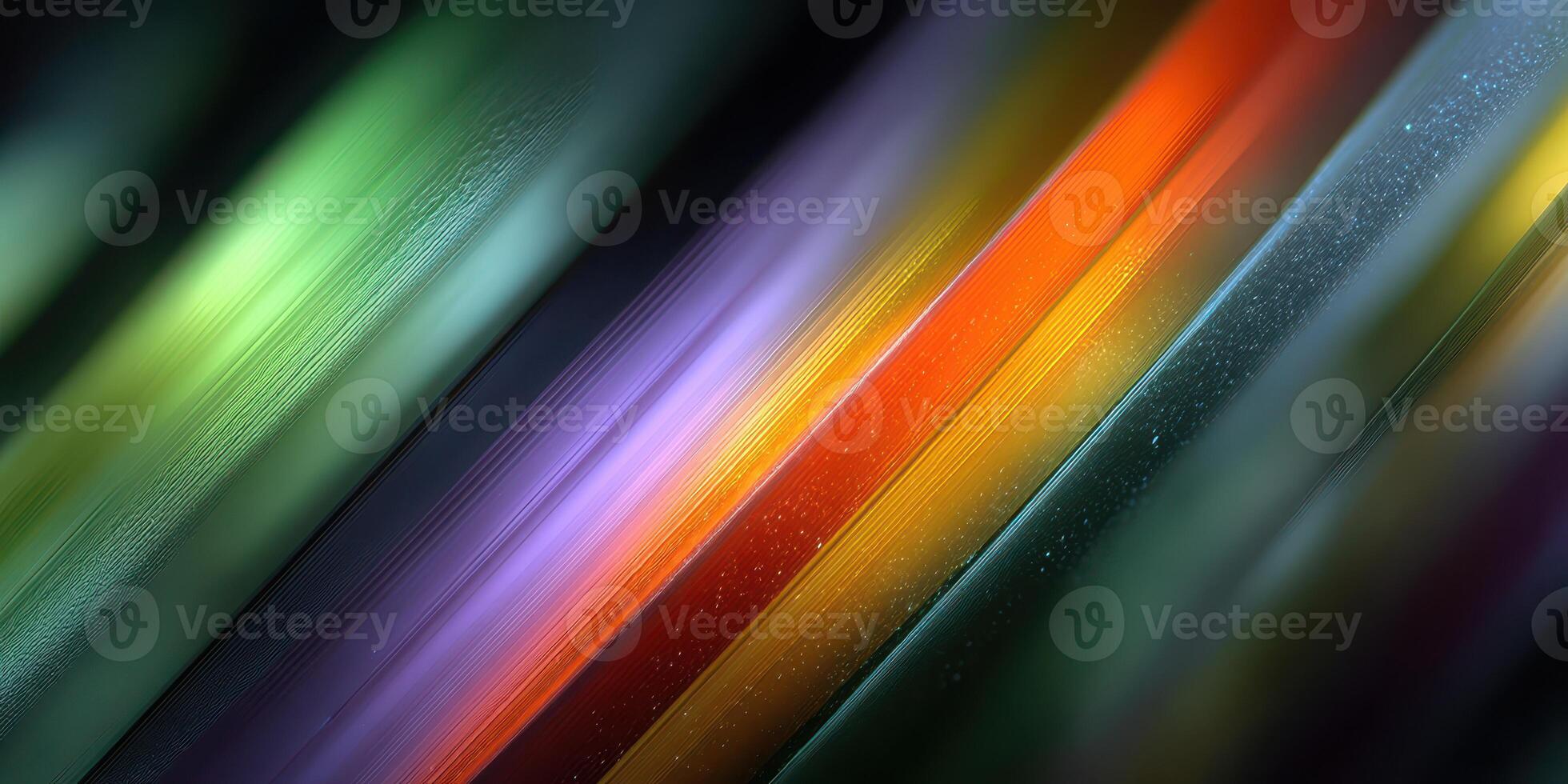 Colorful abstract streaks of light create a vibrant and dynamic visual display in a dark environment photo