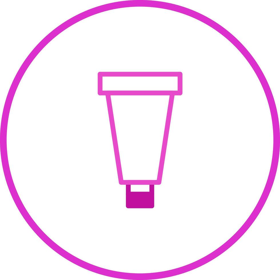 A tube of toothpaste in a circle vector