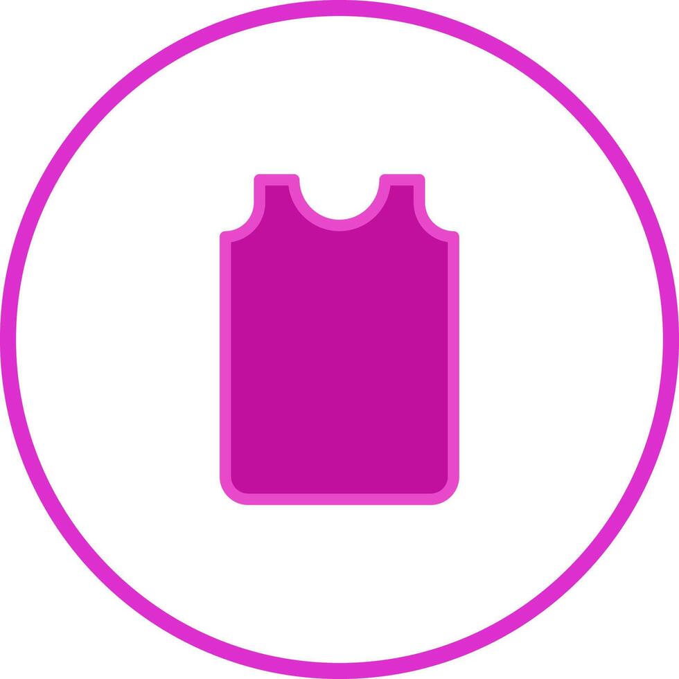 A purple shirt on a white background vector