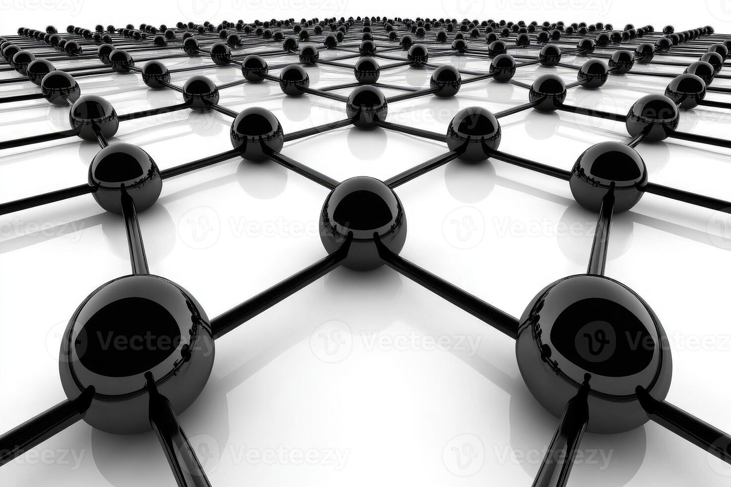 Complex interconnected network photo