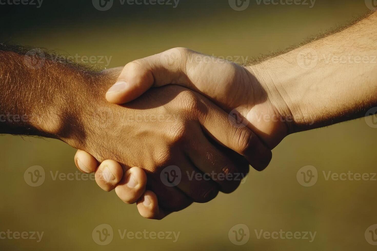 Two hands shaking in a close-up view of a handshake photo