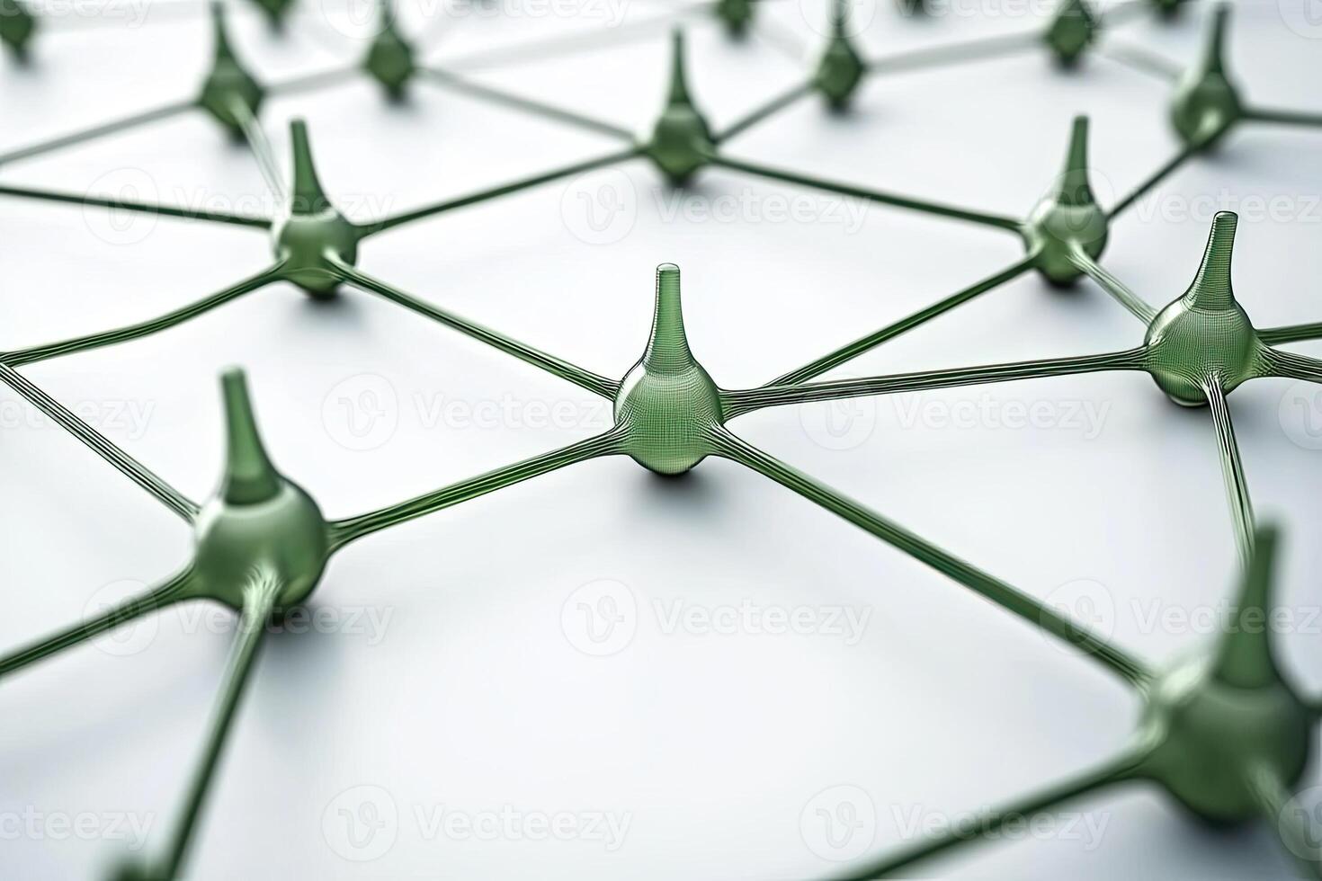 Interconnected neural network model photo