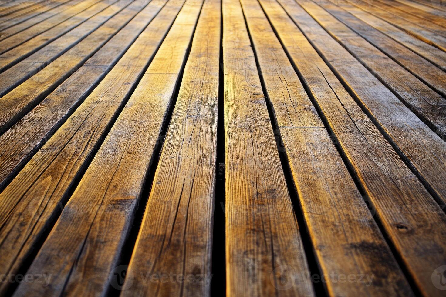 Wooden deck floorboards photo
