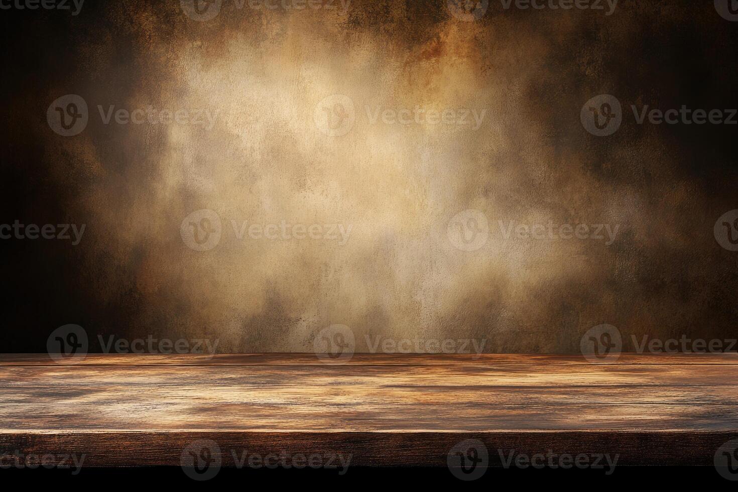 Rustic wooden table, warm, earthy backdrop photo