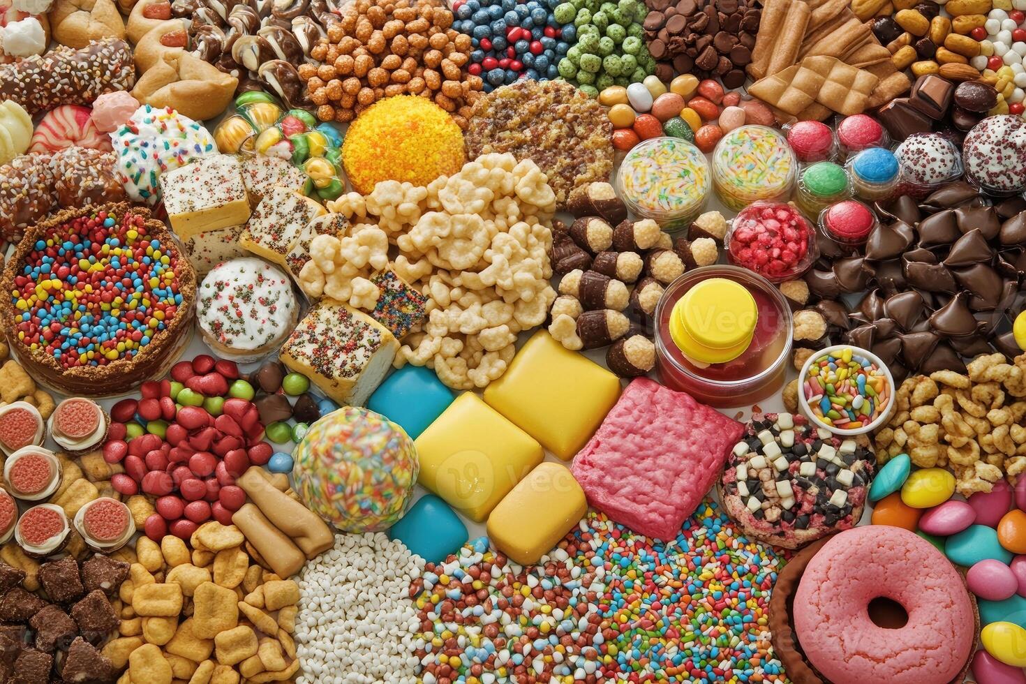 Colorful Candy and Snack Medley photo