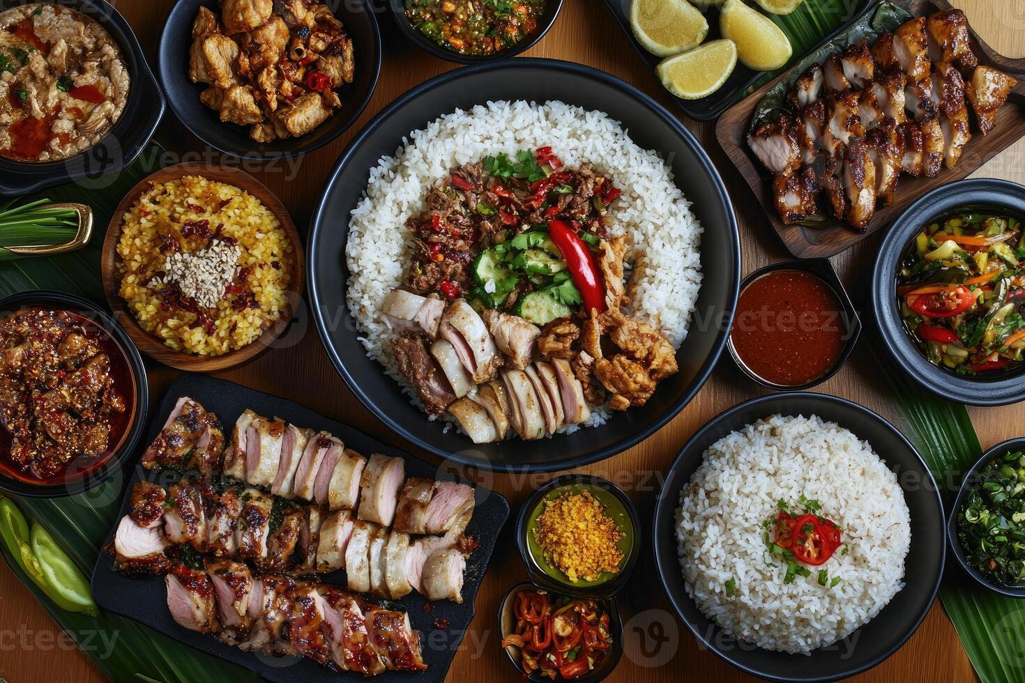 Assorted Asian Cuisine Platter photo