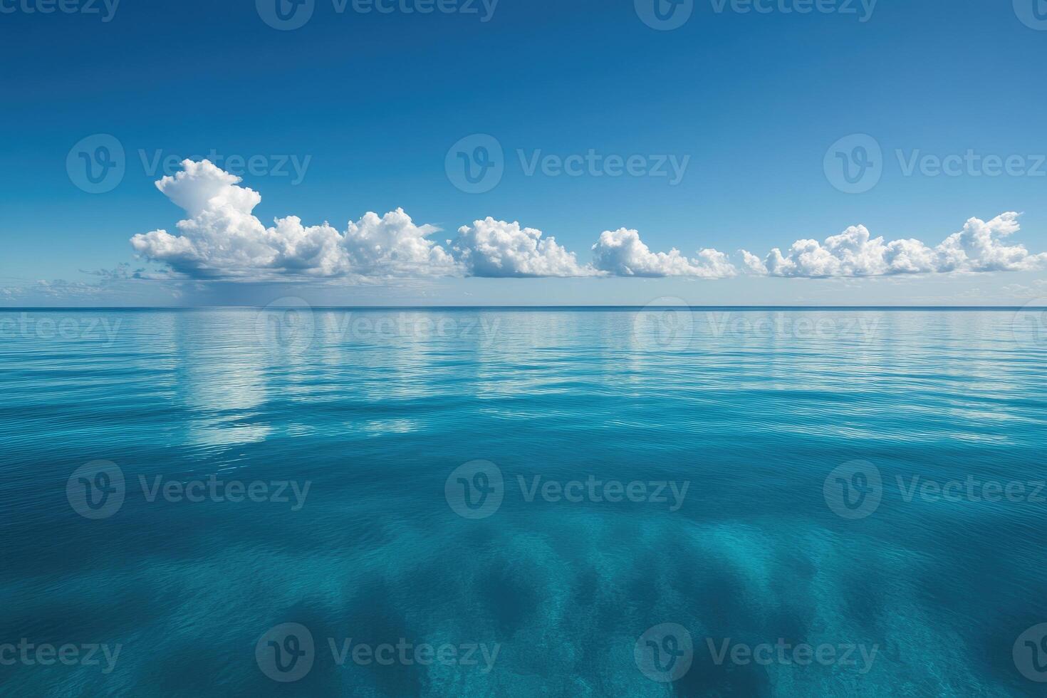Tranquil ocean scene photo