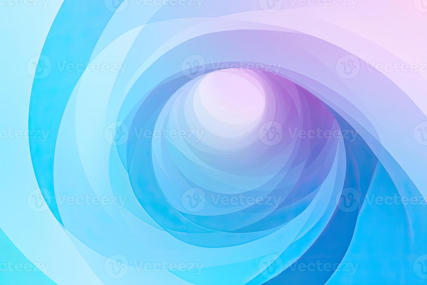 Abstract swirling tunnel of pastel colors photo