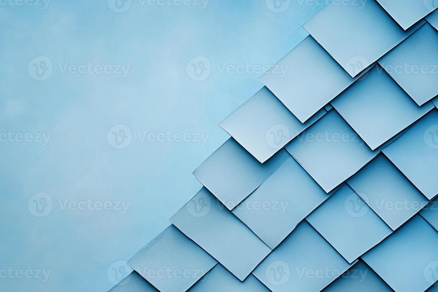 Abstract light blue geometric pattern photo