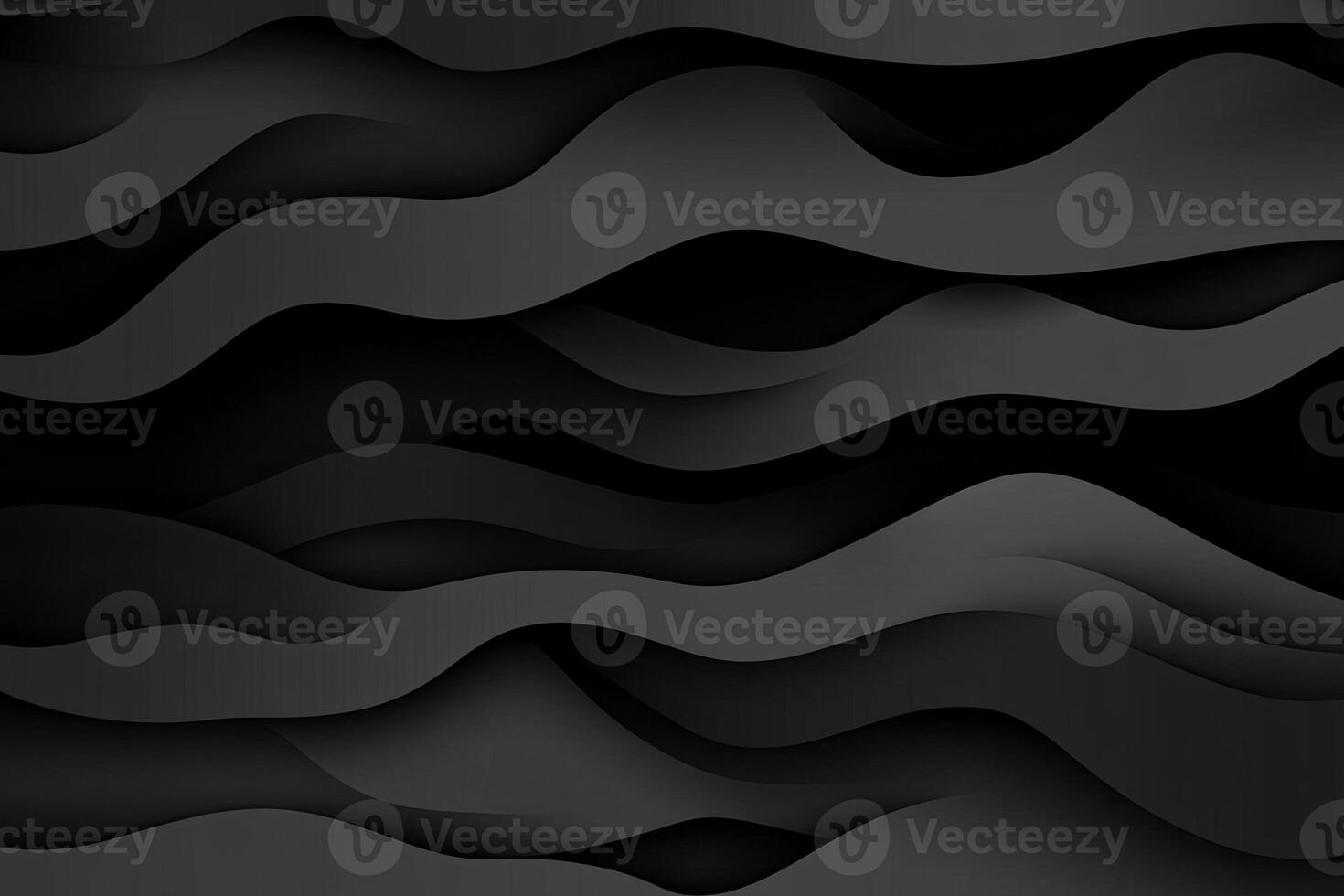 Dark, wavy, layered graphic design photo