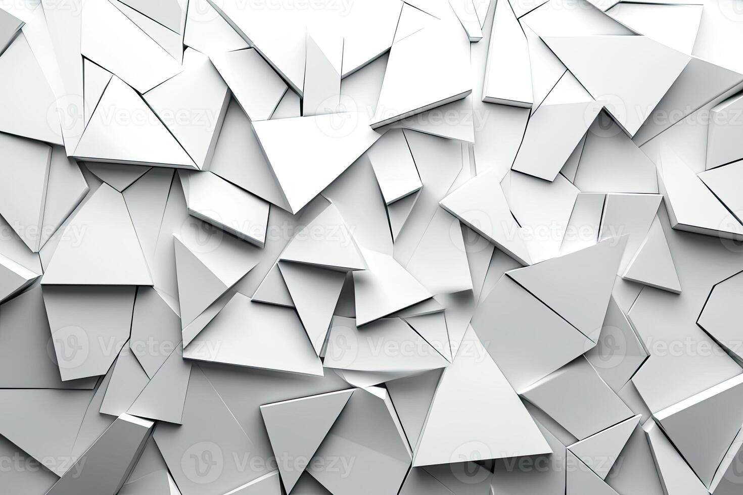 Abstract shattered triangular pattern photo
