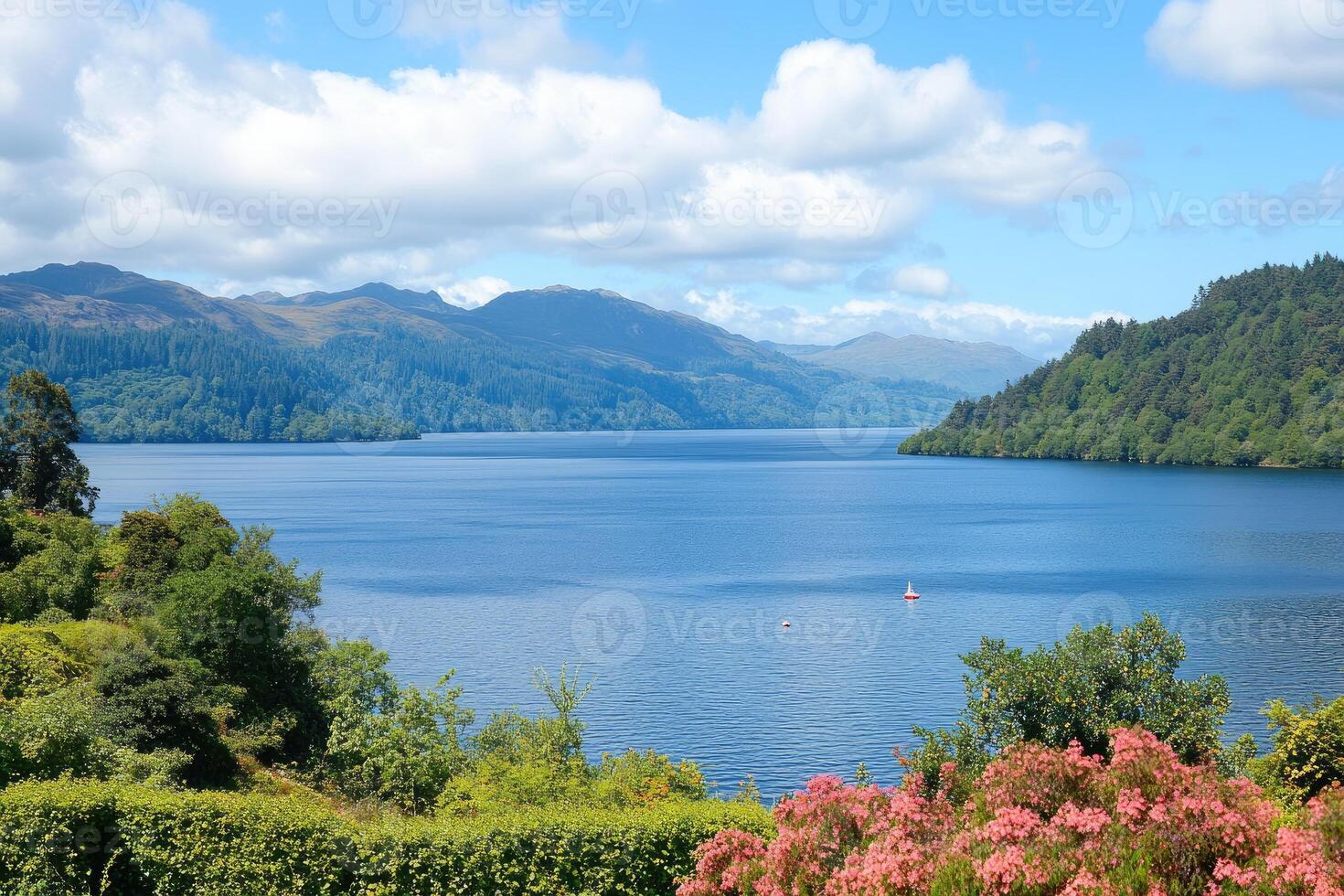 Scenic Highland Lake Landscape photo