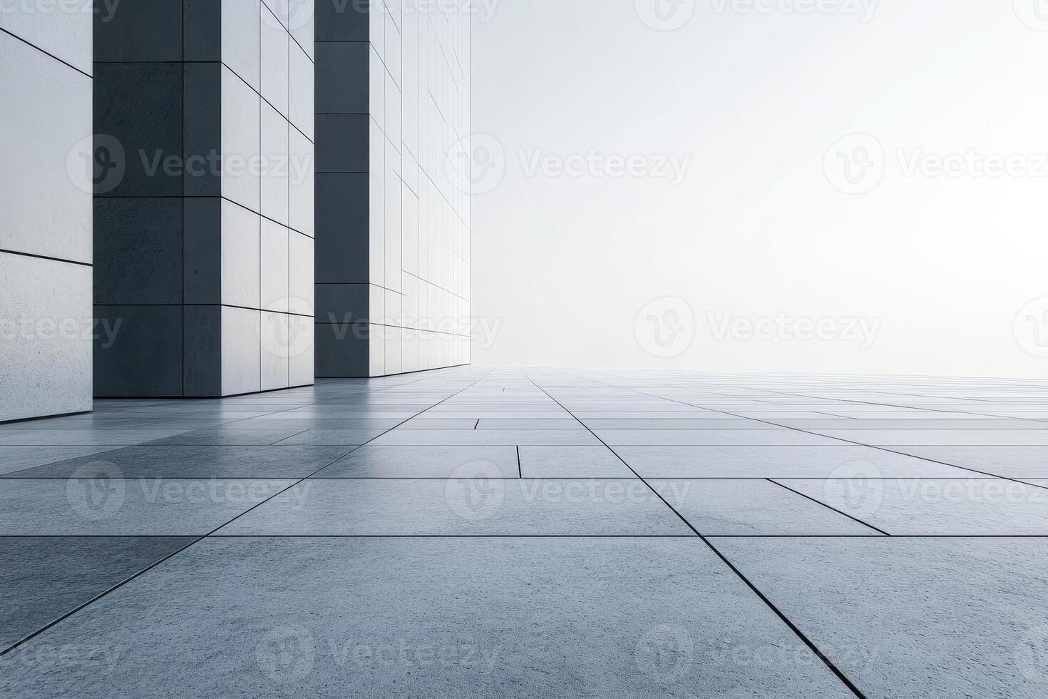 Modern urban plaza photo