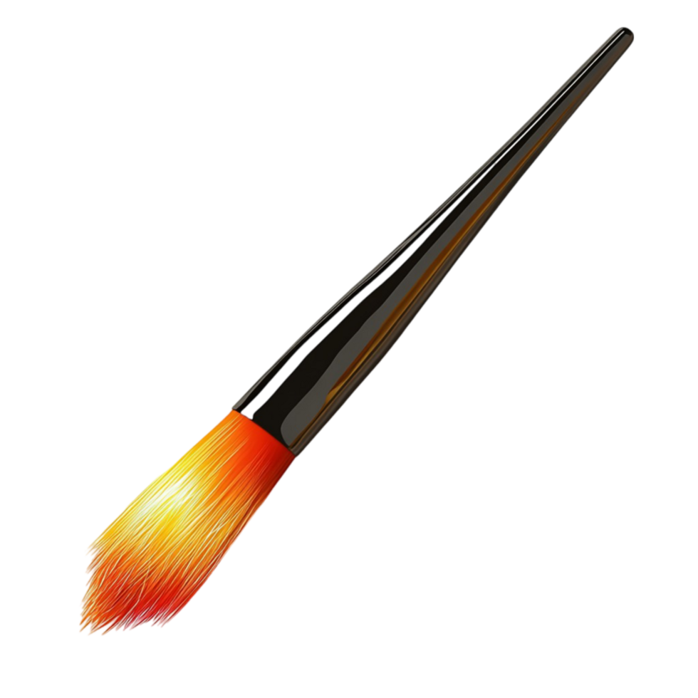 Artistic Paintbrush Closeup png