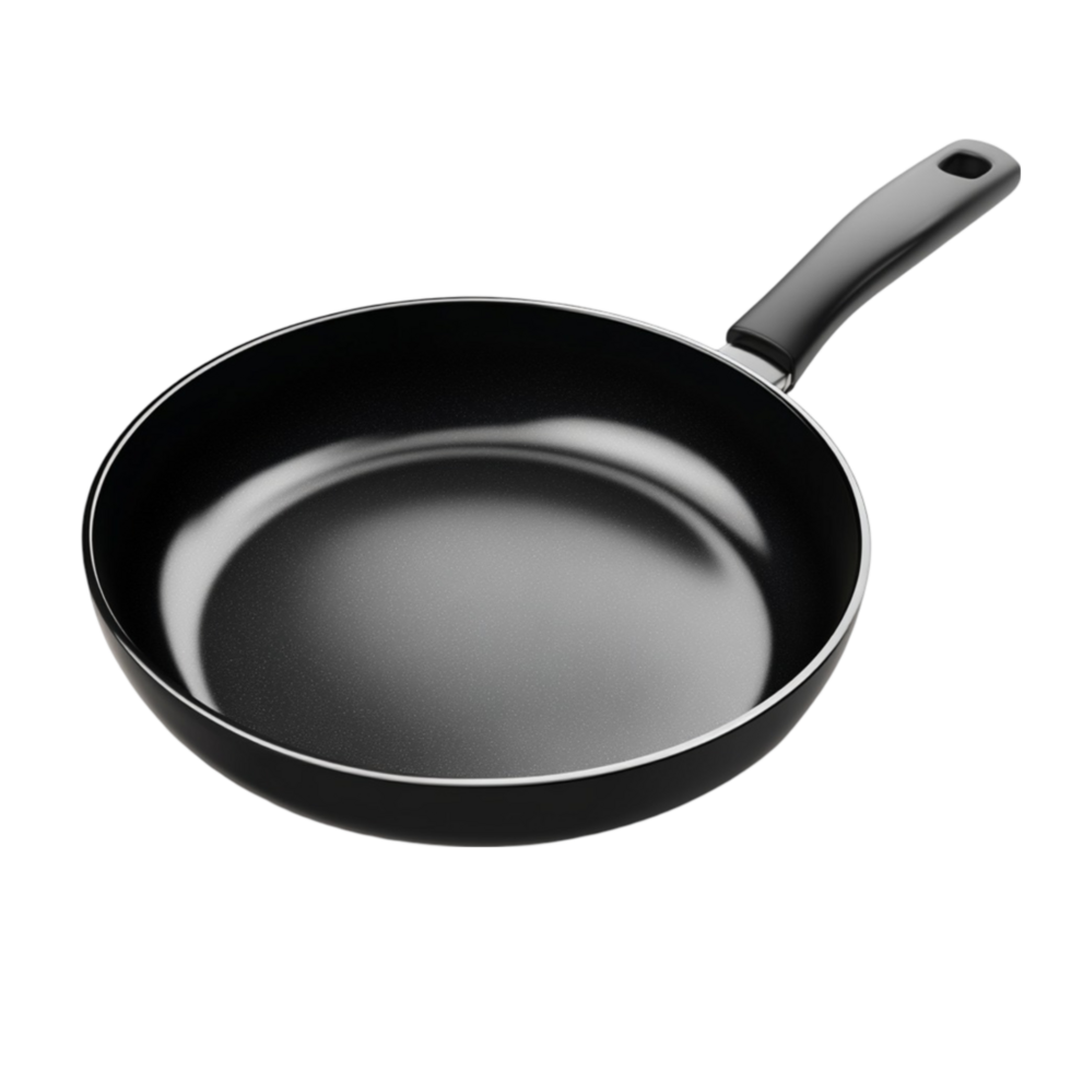 Durable Black Frying Pan png