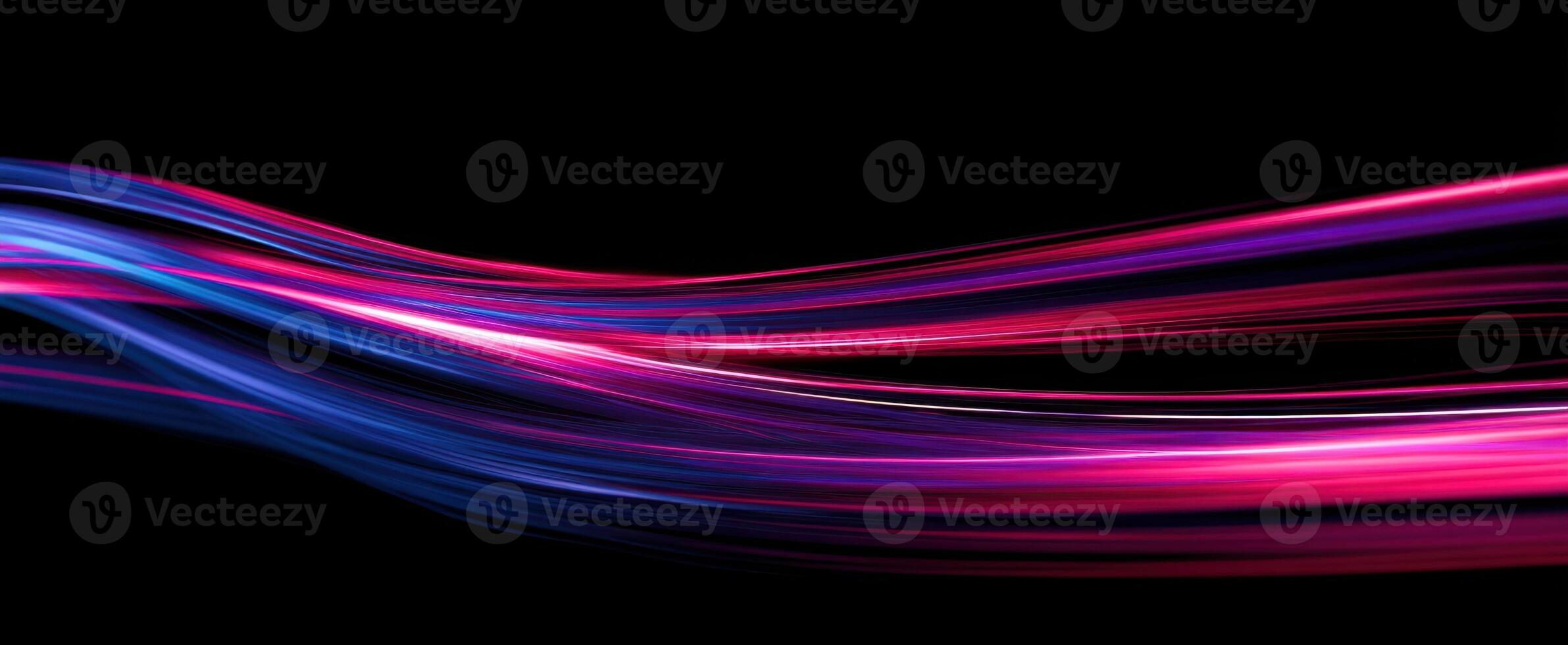 The Colorful Waves of Light Creating Dynamic Abstract Patterns photo