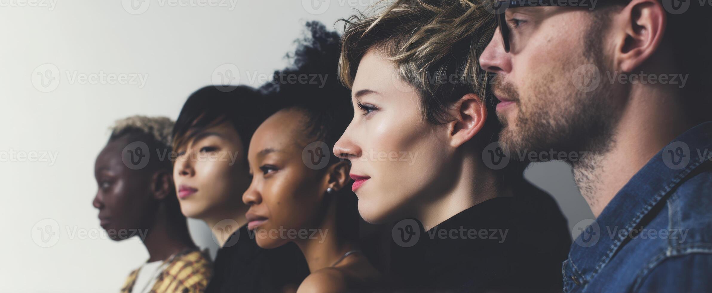 The Stylish Group Showcasing Diversity and Unity in Modern Portraiture. photo