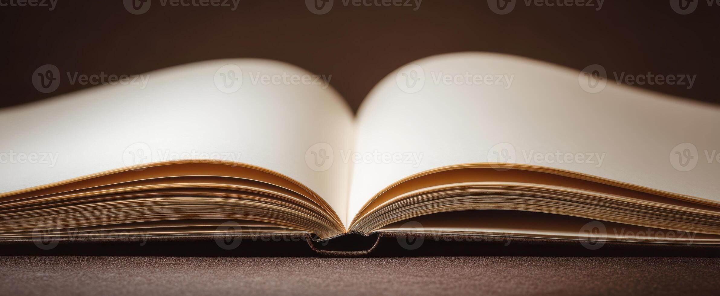 The open book inviting readers to discover new worlds and ideas. photo