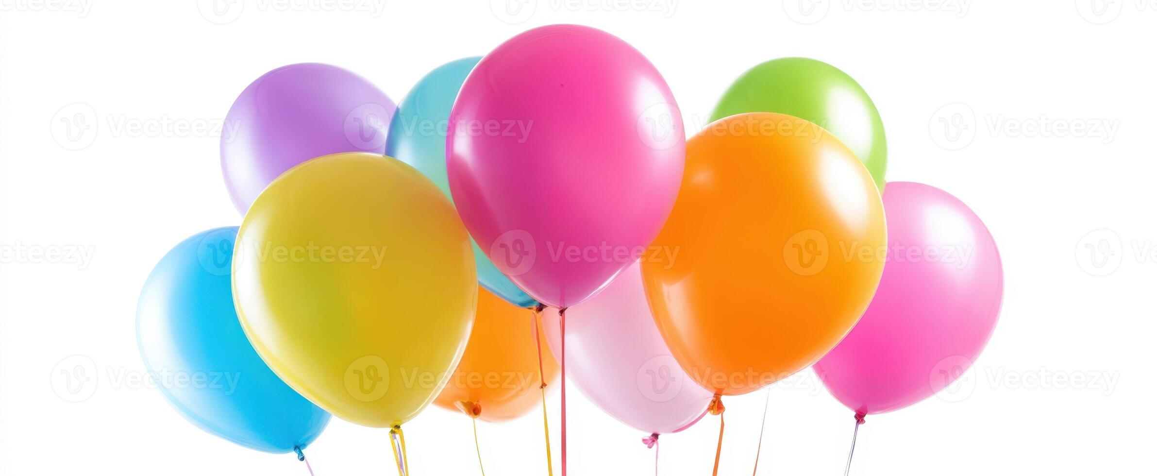 The Colorful Balloons Creating a Joyful Party Atmosphere photo