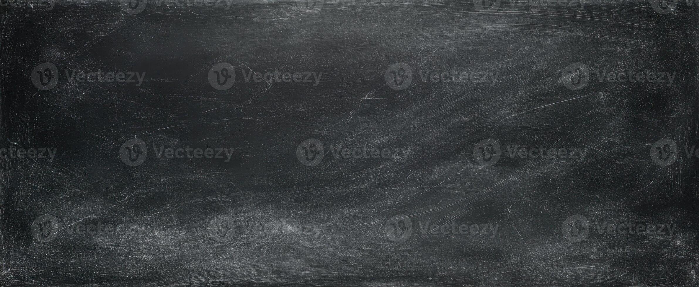The empty chalkboard ready for educational inspiration and creativity. photo