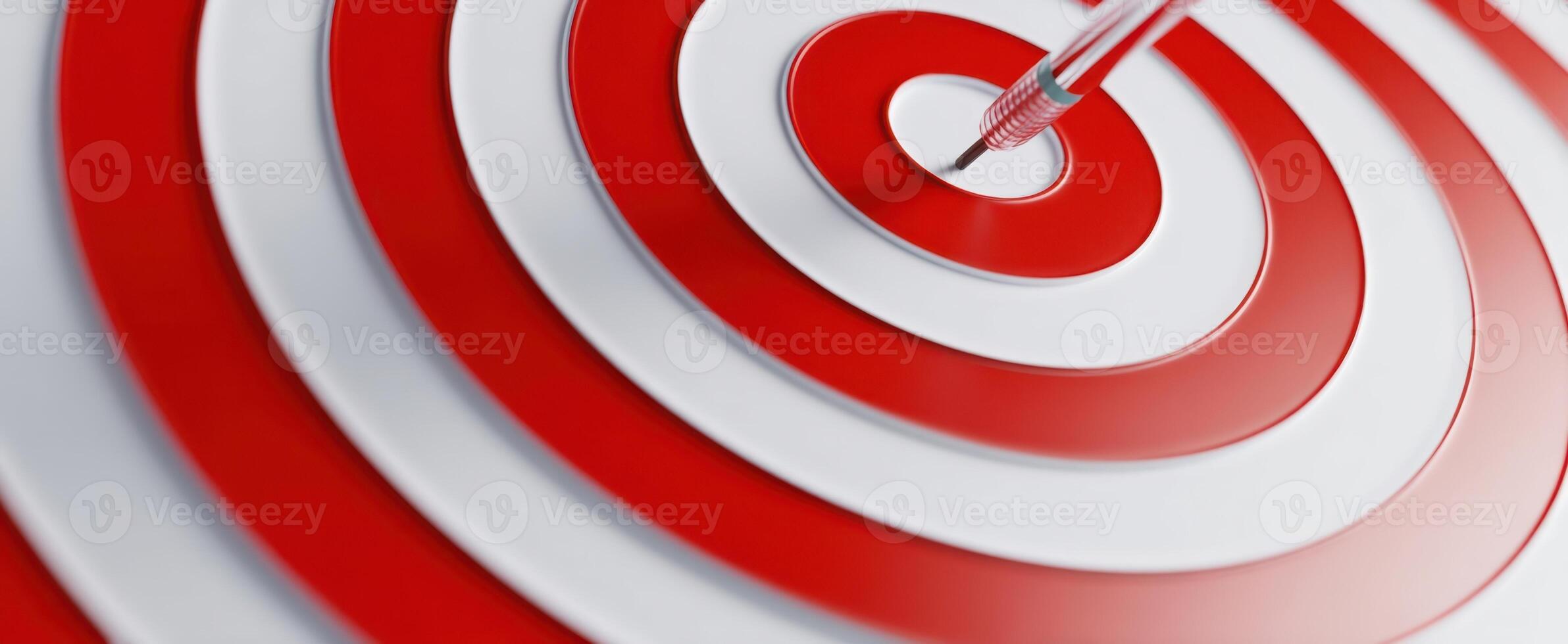 The target symbolizing focus and precision in achieving business success. photo