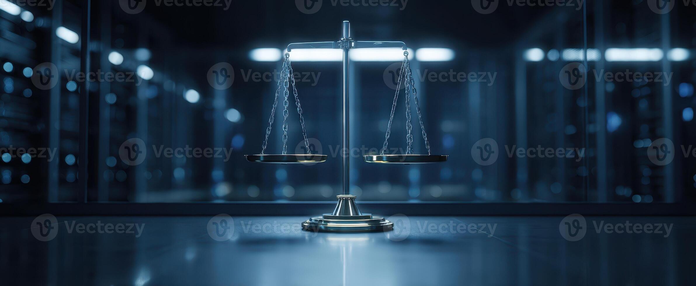 A scale with two scales on it in front of a dark room photo