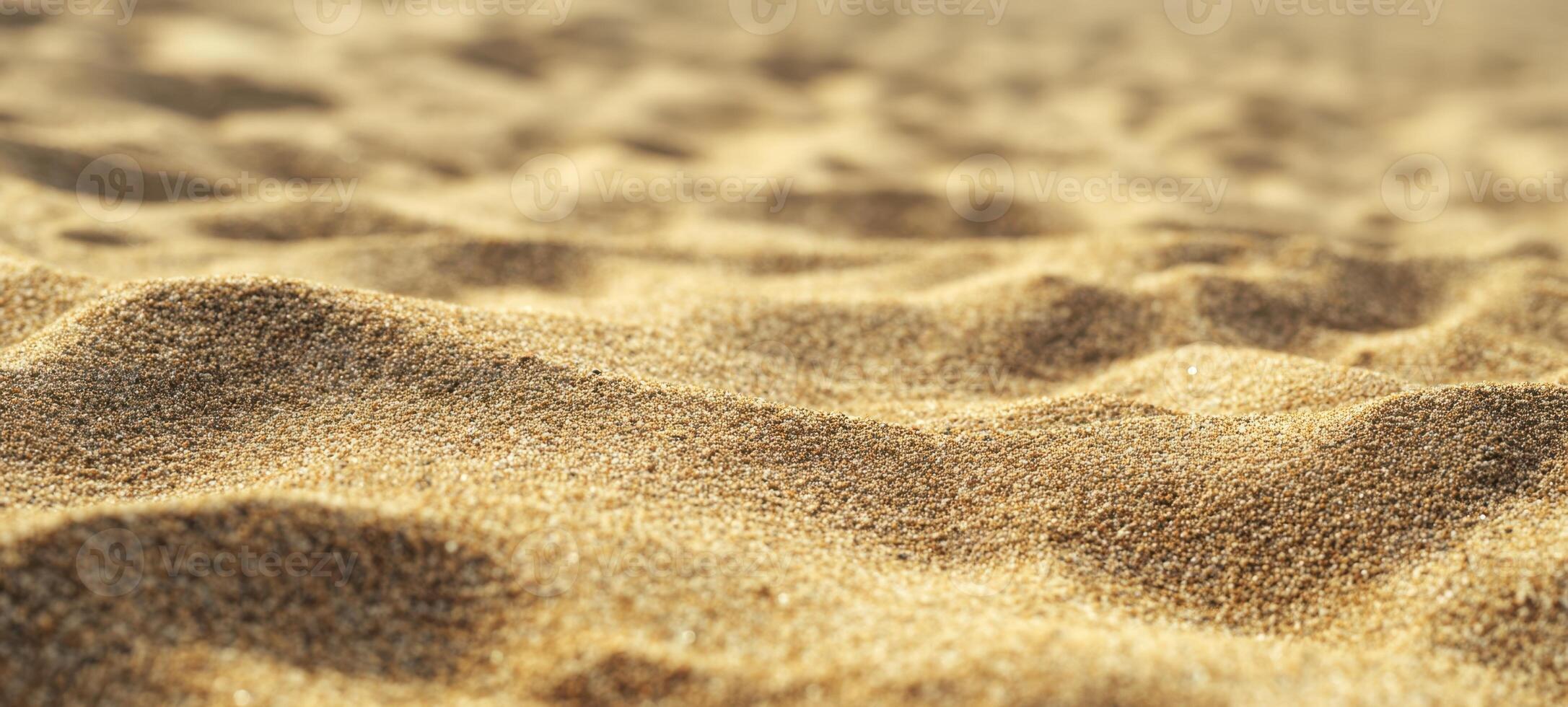 The Golden Sand Flowing in Soft Undulations Under Bright Natural Light photo