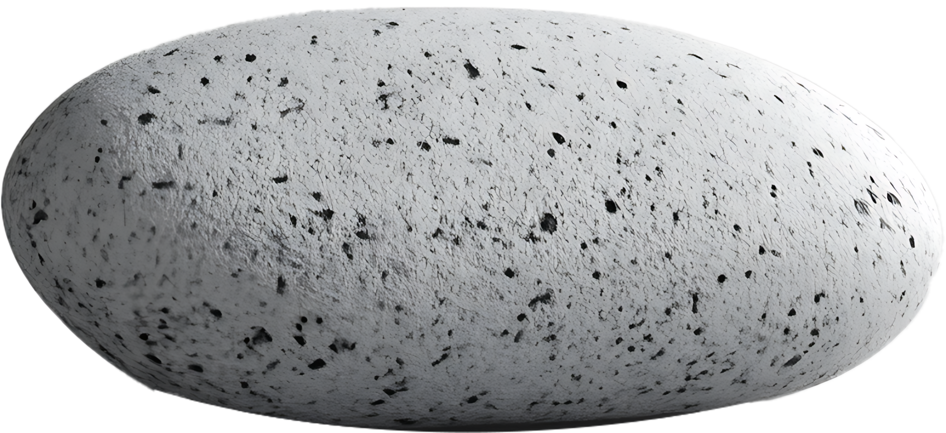 A rock with black spots on it png