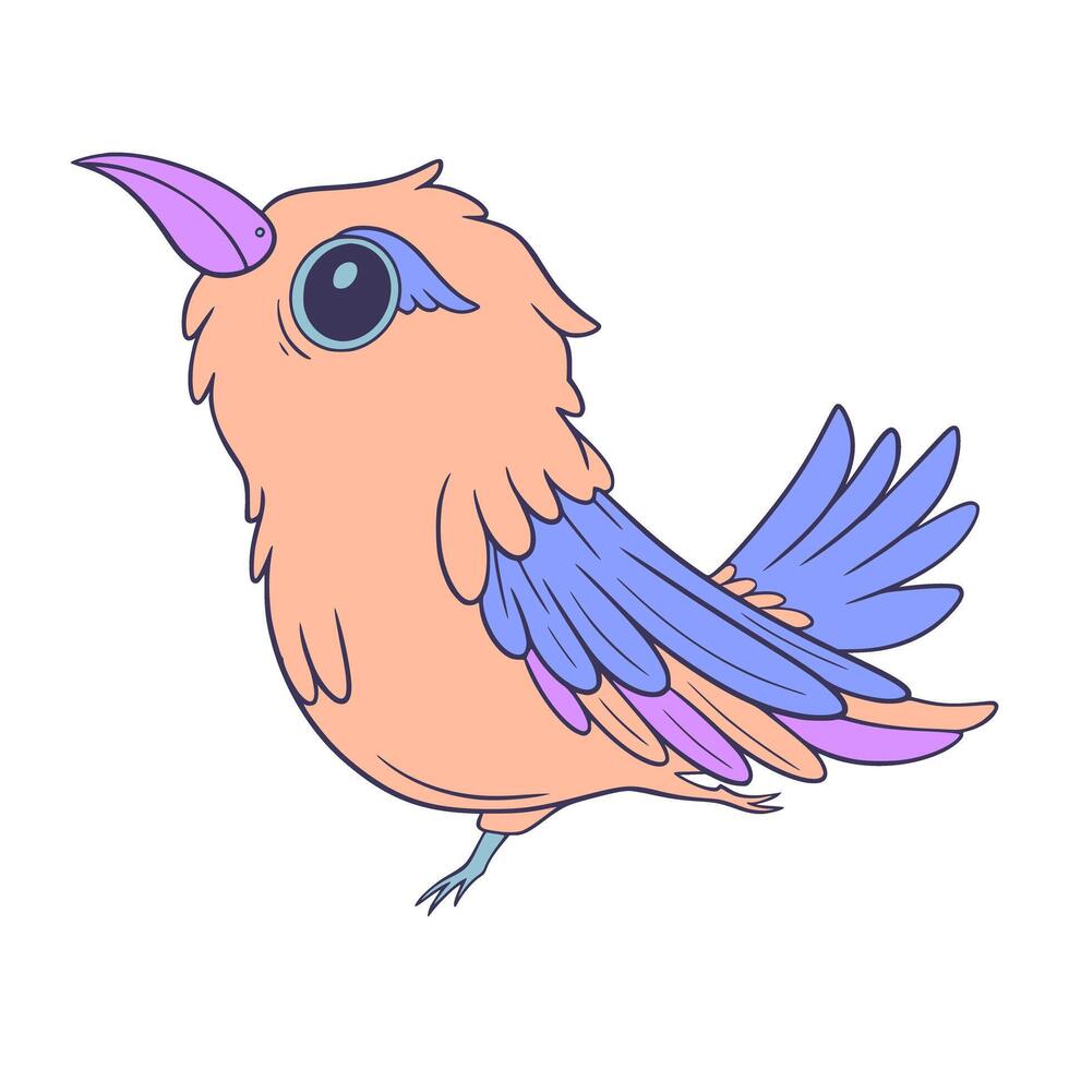Bird Design Cute Cartoon Illustration vector