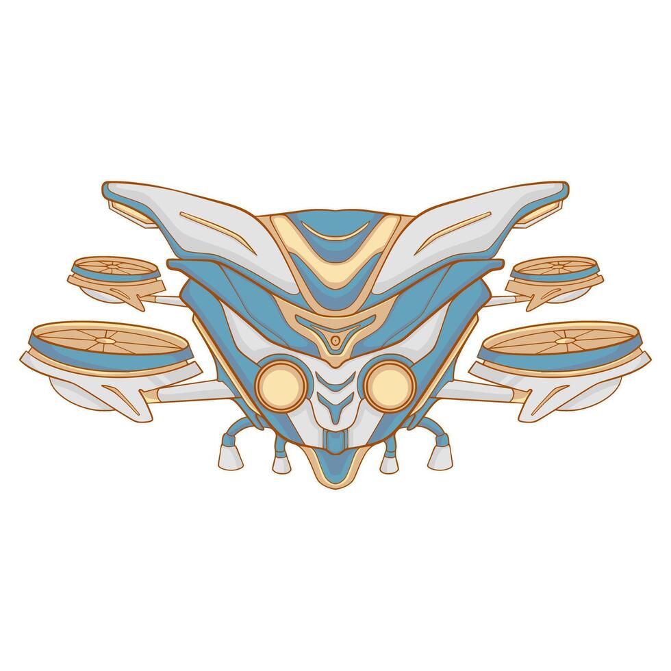 Drone Robot Illustration vector
